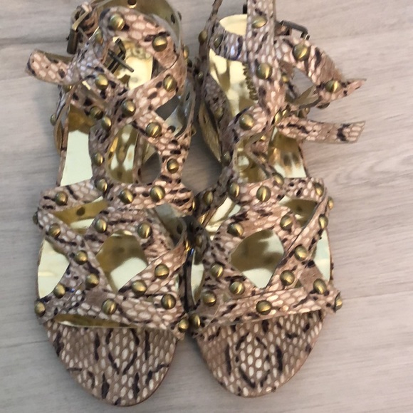 Gladiator snake skin sandals - Picture 3 of 4